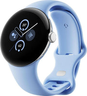Google Pixel Watch 2 (LTE) Sportarmband 41mm, silber/bay