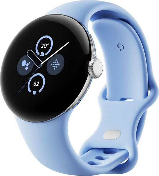 Google Pixel Watch 2 (LTE) Sportarmband 41mm, silber/bay