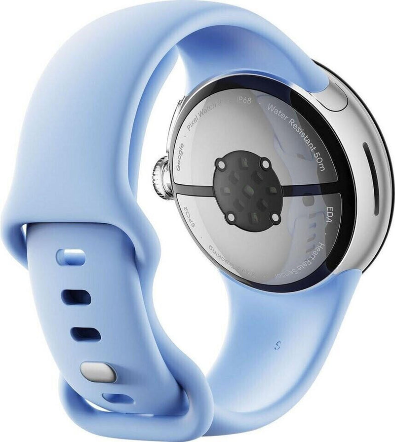 Google Pixel Watch 2 (LTE) Sportarmband 41mm, silber/bay