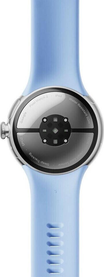 Google Pixel Watch 2 (LTE) Sportarmband 41mm, silber/bay
