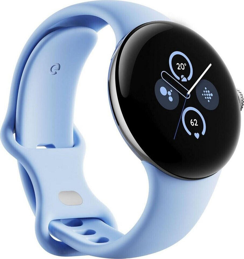Google Pixel Watch 2 (WiFi) Sportarmband41mm, silber/bay