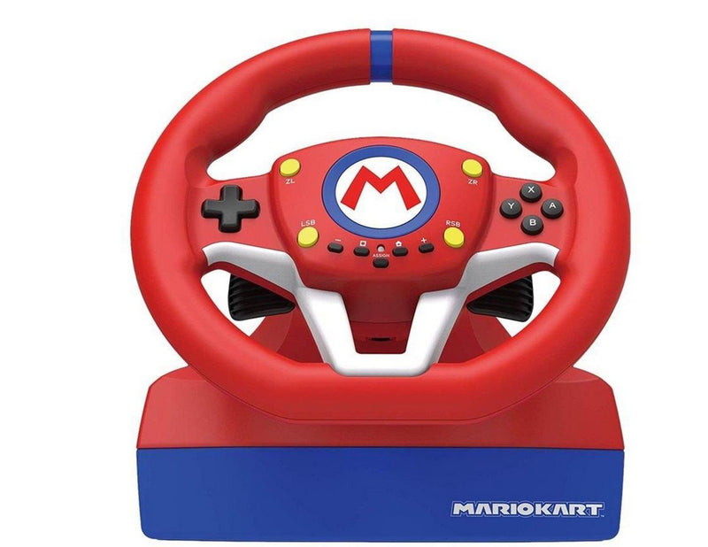 HORI Mario Kart Racing Wheel Pro Mini - Wired Wheel, gamepad and pedals set - Nintendo Switch
