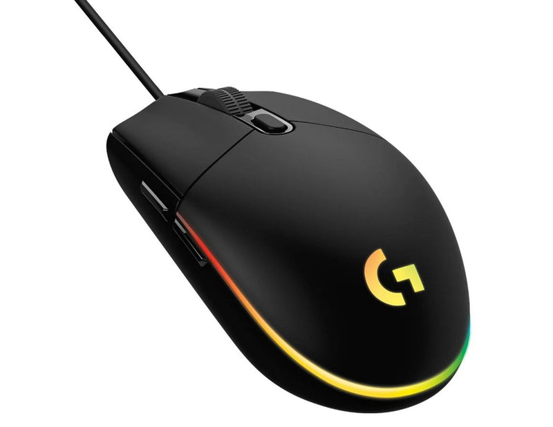 Logitech G203 LIGHTSYNC - Black - Gaming Maus (Schwarz mit RGB)