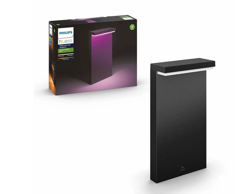 Philips Hue Outdoor Nyro Pedestal - Black