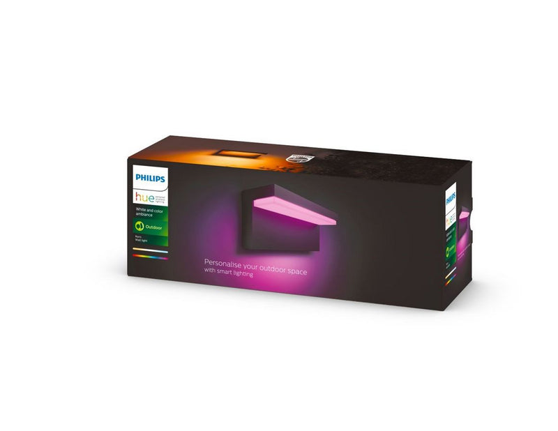 Philips Hue Nyro Outdoor Wall Light — White & Color Ambiance