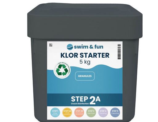 Swim & Fun Klor Starter – schnelllösliches Granulat, 5 kg