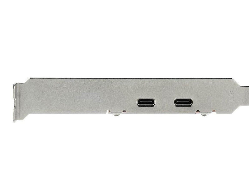 StarTech.com PCIe USB 3.1 Card - 2x USB C 3.1 Gen 2 10Gbps - PCIe Gen 3 x4 - ASM3142 Chipset - USB Type C PCI Express Card - USB adapter