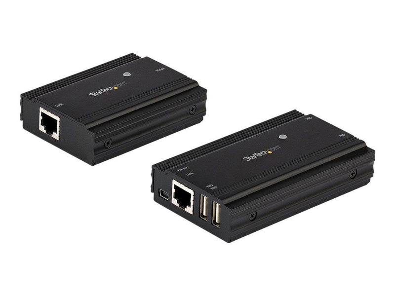StarTech.com 4-Port USB 2.0 Extender Hub over Single CAT5e/CAT6 Ethernet Cable (RJ45) - 330ft (100m) - USB Extender Hub Adapter