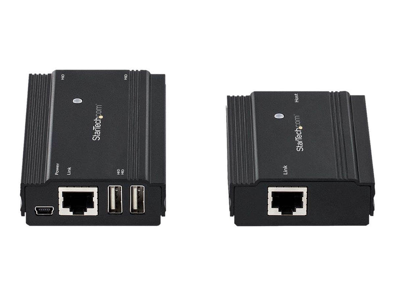 StarTech.com 4-Port USB 2.0 Extender Hub over Single CAT5e/CAT6 Ethernet Cable (RJ45) - 330ft (100m) - USB Extender Hub Adapter