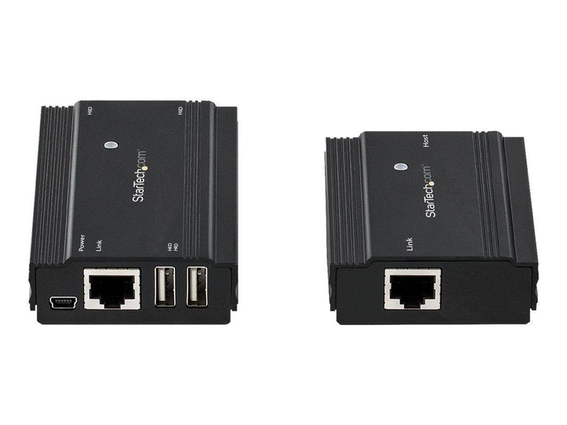 StarTech.com 4-Port USB 2.0 Extender Hub over Single CAT5e/CAT6 Ethernet Cable (RJ45) - 330ft (100m) - USB Extender Hub Adapter