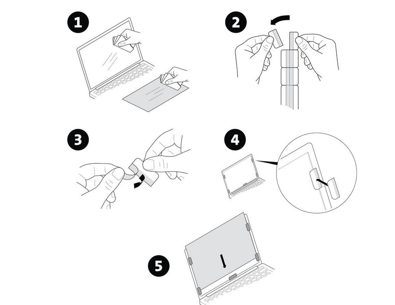 Kensington 15,6" (16:9) Blickschutzfilter 2-fach abnehmbar für Laptops