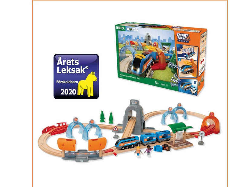 Brio Action Tunnel Travel Set (Smart Tech Sound)