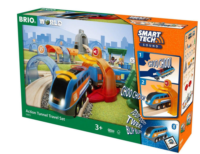 Brio Action Tunnel Travel Set (Smart Tech Sound)