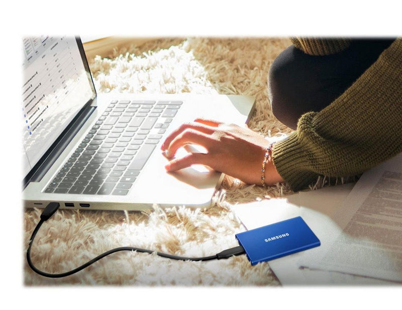Samsung Portable SSD T7 - 1TB - Blau - Extern SSD - USB 3.2 Gen 2