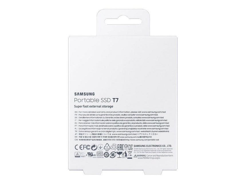 Samsung Portable SSD T7 - 1TB - Blau - Extern SSD - USB 3.2 Gen 2