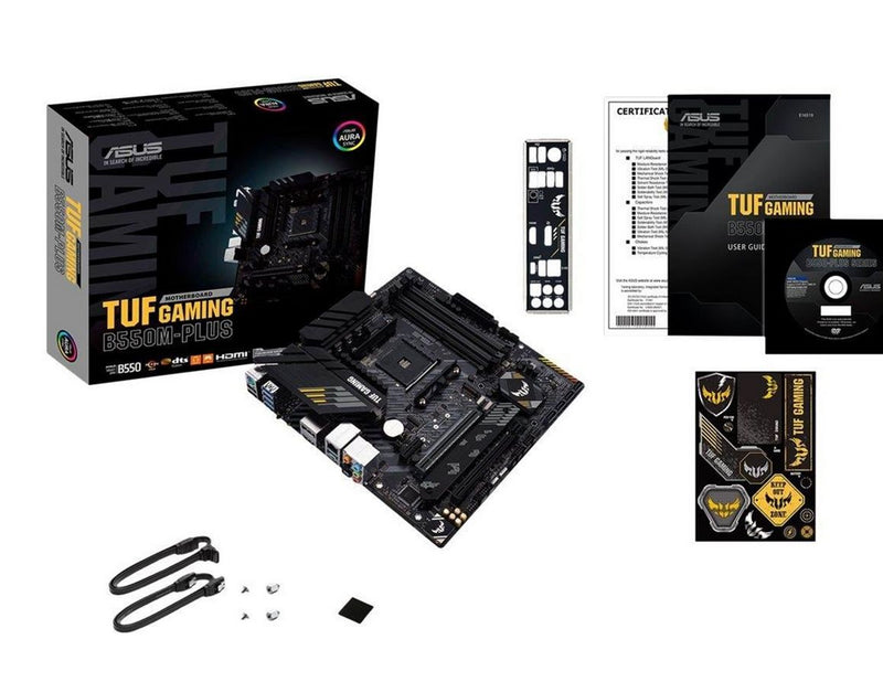 ASUS TUF GAMING B550M-PLUS Mainboard - AMD B550 - AMD AM4 socket - DDR4 RAM - Micro-ATX