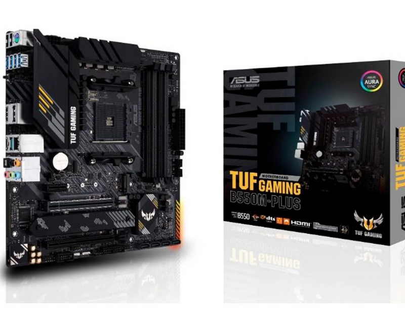 ASUS TUF GAMING B550M-PLUS Mainboard - AMD B550 - AMD AM4 socket - DDR4 RAM - Micro-ATX