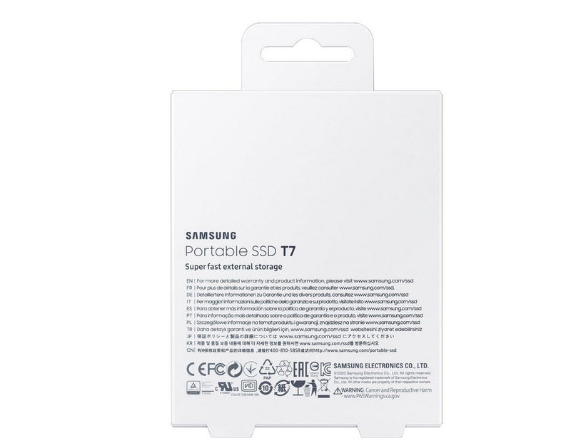 Samsung Portable SSD T7 - 2TB - Grau - Extern SSD - USB 3.2 Gen 2