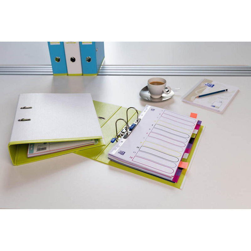 OXFORD myColour Strong-Line Ordner Kunststoff 8,0 cm DIN A4 - weiß