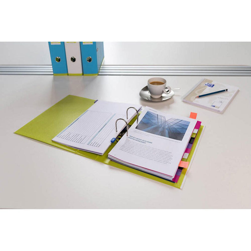 OXFORD myColour Strong-Line Ordner Kunststoff 8,0 cm DIN A4 - weiß
