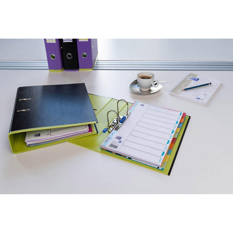 OXFORD myColour Strong-Line Ordner Kunststoff 8,0 cm DIN A4 - schwarz