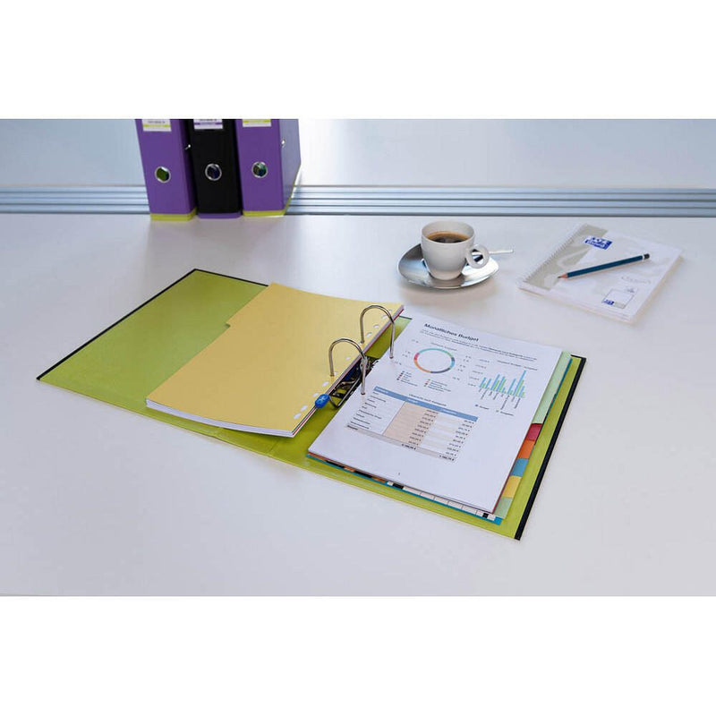 OXFORD myColour Strong-Line Ordner Kunststoff 8,0 cm DIN A4 - schwarz