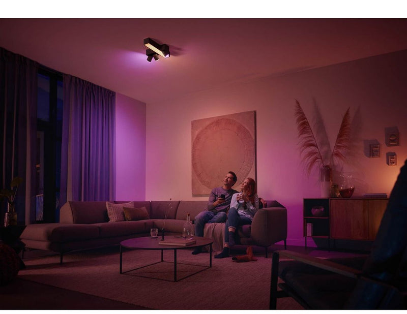 Philips Hue Centris Cross 3-er Spots 5.7W - schwarz