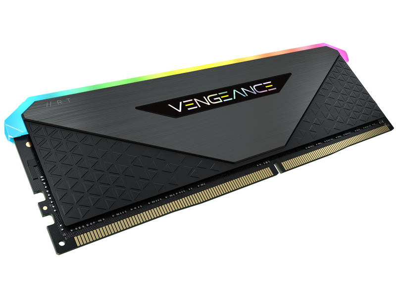 Corsair Vengeance RGB RT DDR4-3200 - 16GB - CL16 - Dual Channel (2 pcs) - AMD Optimized - Schwarz mit RGB