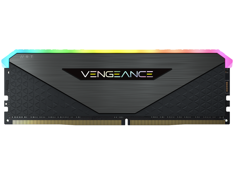Corsair Vengeance RGB RT DDR4-3200 - 16GB - CL16 - Dual Channel (2 pcs) - AMD Optimized - Schwarz mit RGB