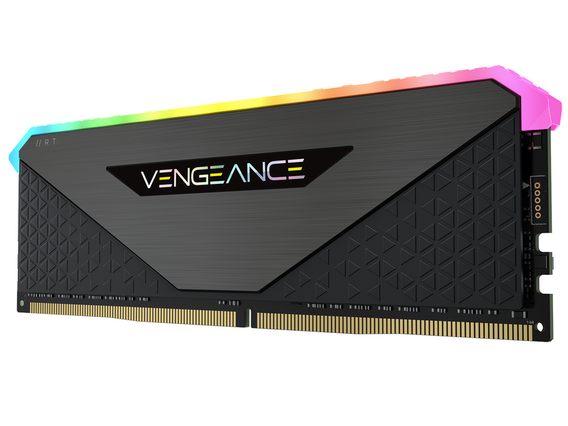 Corsair Vengeance RGB RT DDR4-3200 - 16GB - CL16 - Dual Channel (2 pcs) - AMD Optimized - Schwarz mit RGB