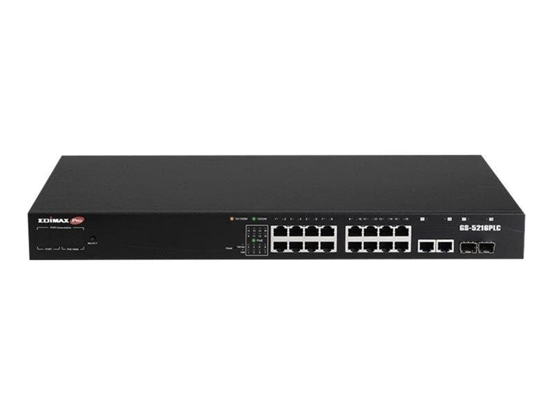 Edimax 18 Port Gigabit PoE Switch 2 RJ45/2 SFP com