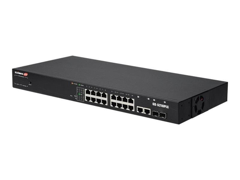 Edimax 18 Port Gigabit PoE Switch 2 RJ45/2 SFP com