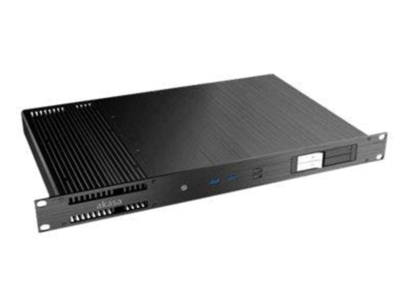 Akasa Galileo TU1 - USFF - 1U - Thin mini ITX - Gehäuse - Ultra small form factor - Schwarz