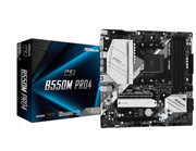 ASRock B550M PRO4 Mainboard - AMD B550 - AMD AM4 socket - DDR4 RAM - Micro-ATX