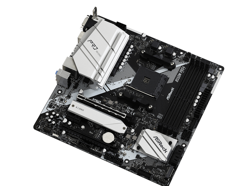 ASRock B550M PRO4 Mainboard - AMD B550 - AMD AM4 socket - DDR4 RAM - Micro-ATX
