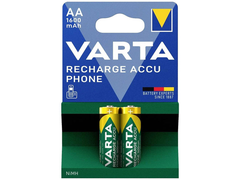 VARTA Rechargeable Accu Phone - 2 x AA - 1600 mAh