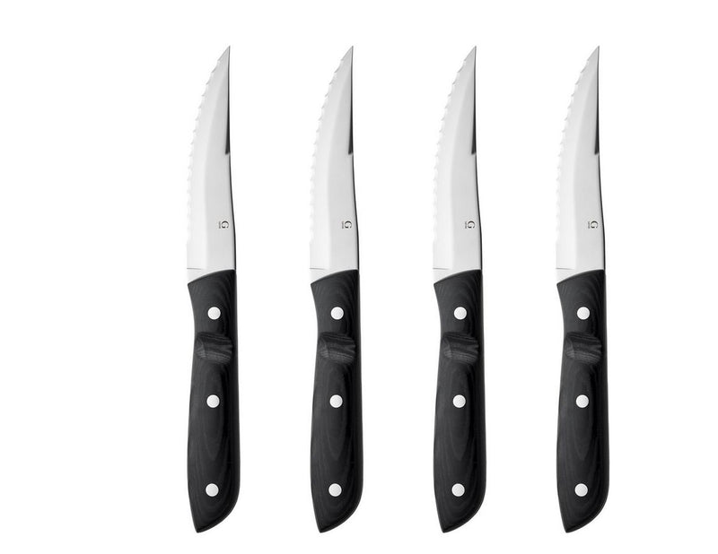Gense Old Farmer Micarta steak knife XL 4 pcs