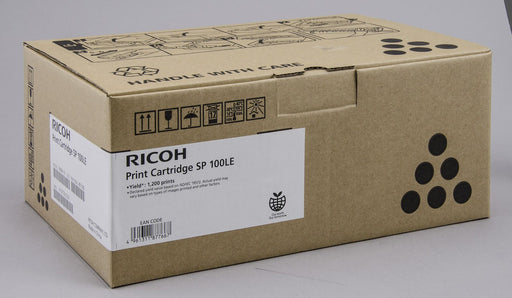 Ricoh Original Type SP 100LE Toner schwarz 1.200 Seiten (407166) für SP 112/SU/SF