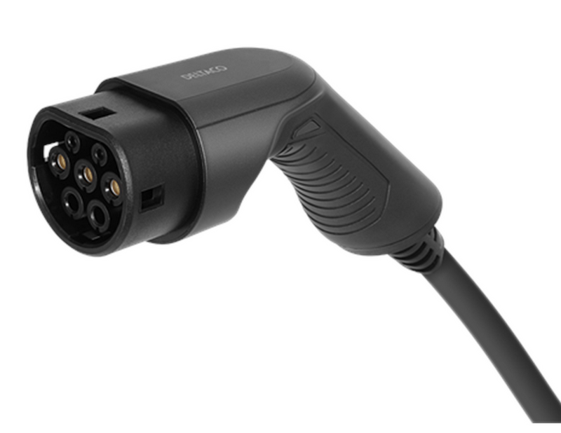 Deltaco e-Charge kabel type 2 til type 2 1 fase 32A 5m