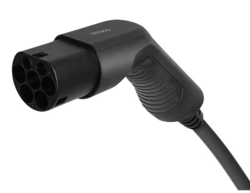 Deltaco e-Charge kabel type 2 til type 2 1 fase 32A 5m