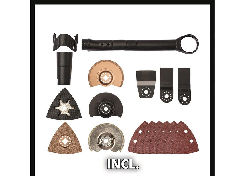 Einhell TE-MG 300 EQ multi-sander kit with accessories 230V/300W