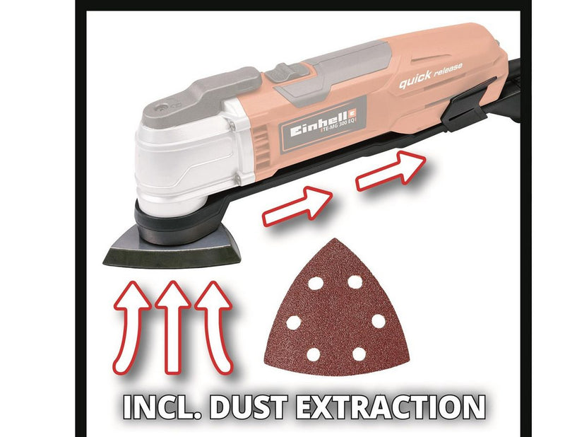 Einhell TE-MG 300 EQ multi-sander kit with accessories 230V/300W