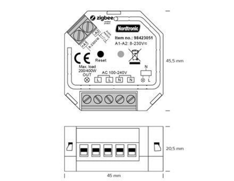 Nordtronic Box Relais Zigbee