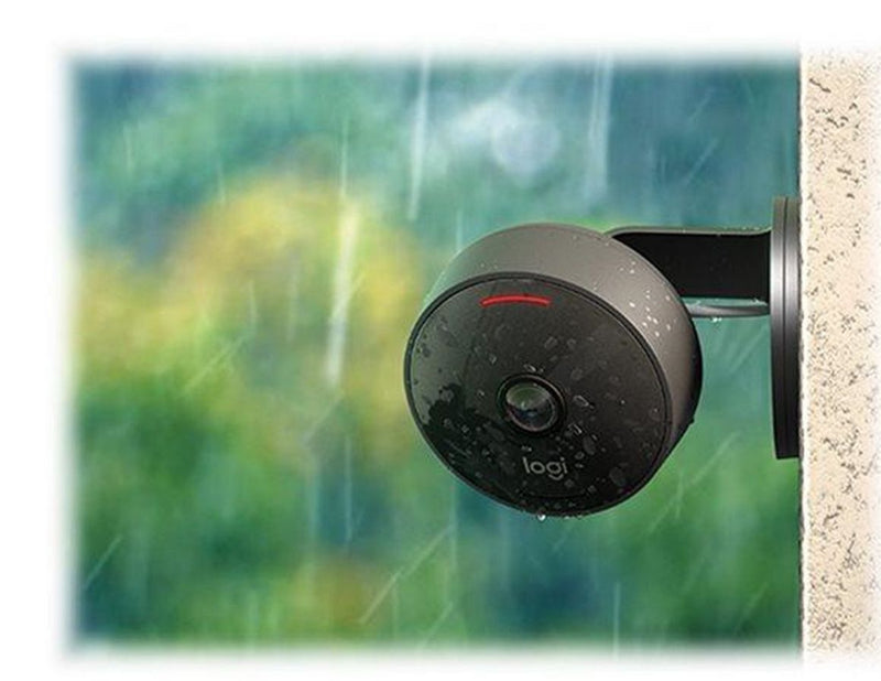 Logitech Circle View Camera Apple HomeKit-enabled wired security camera with best-in-class TrueView video