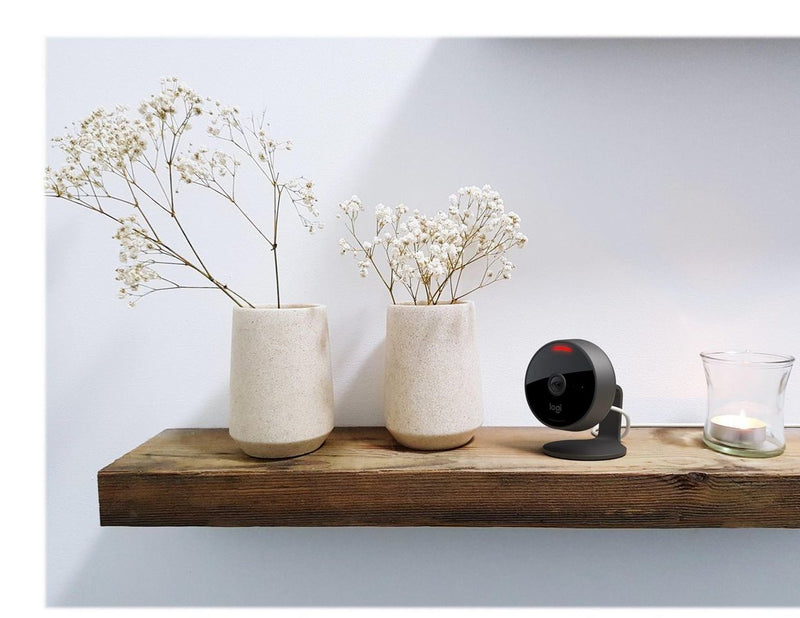 Logitech Circle View Camera Apple HomeKit-enabled wired security camera with best-in-class TrueView video