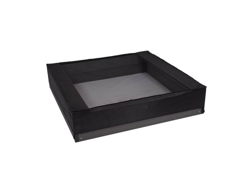Nordic Play Sandbox meshcover 120x120x20 cm black