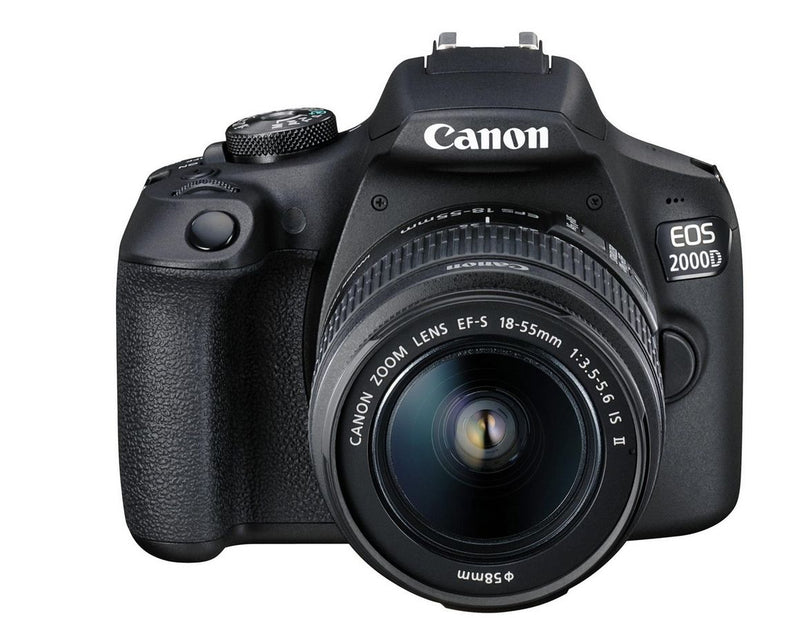 Canon EOS 2000D 18-55mm IS II + Extra LP-E10 Battery