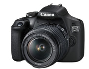Canon EOS 2000D 18-55mm IS II + Extra LP-E10 Battery