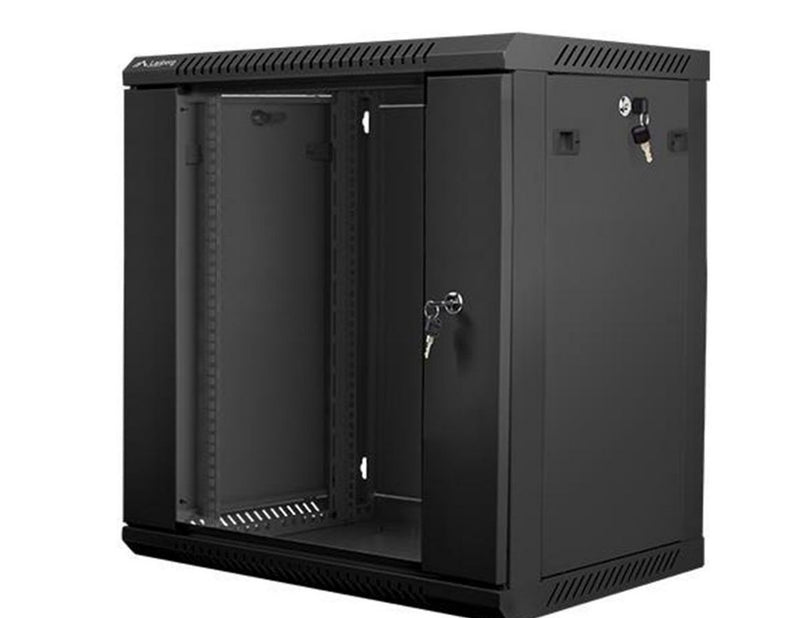 Lanberg WF01-6412-10B - 12U - Wall-Mount Rack Cabinet