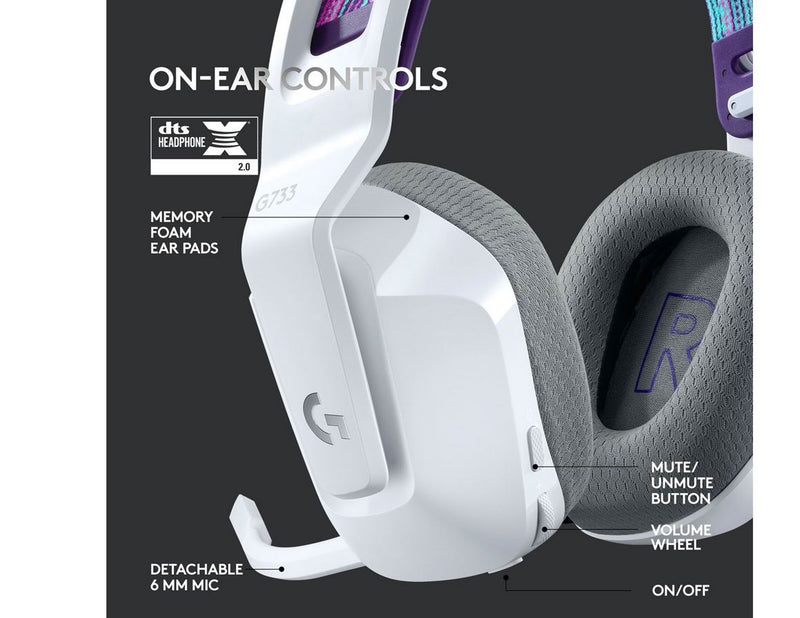 Logitech G733 LIGHTSPEED - White